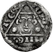 ½ Penny - John I Third REX coinage, Limerick obverse image