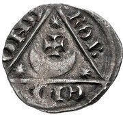 ½ Penny - John Third "REX" Coinage, Dublin, Ireland, 1207-1211 reverse image