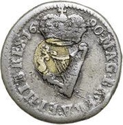 ½ Penny - James II reverse image