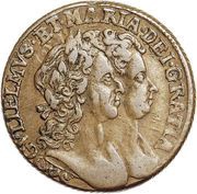 ½ Penny - William and Mary obverse image