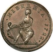 ½ Penny - George I reverse image