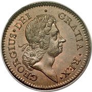 ½ Penny - George I obverse image