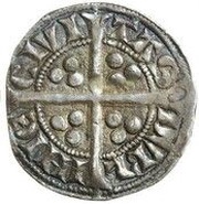 1 Penny - Edward I Second coinage, Class I, Dublin, Ireland, 1279-1284 reverse image