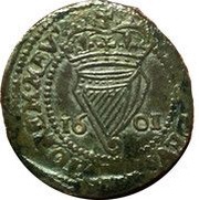 1 Penny - Elizabeth I, Ireland, 1601-1602 reverse image