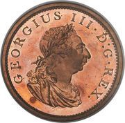 1 Penny - George III obverse image