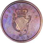 1 Penny - George III reverse image