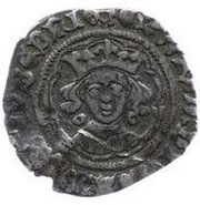 ½ Groat - Edward IV Light cross coinage; Dublin obverse image