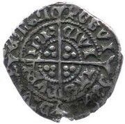 ½ Groat - Edward IV Light cross coinage; Dublin, Ireland, 1473-1478 reverse image