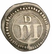 3 Pence - Ormonde Siege coinage, Ireland, 1644-1645 reverse image