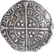 1 Groat - Edward IV Heavy cross coinage; Dublin, Ireland, 1470-1473 reverse image