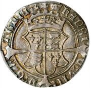 Groat - Henry VIII with Anne Boleyn, Ireland, 1534-1535 reverse image