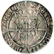 1 Groat - Henry VIII with Jane Seymour, Ireland, 1536-1537 reverse image