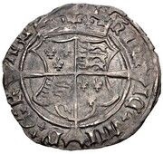 1 Groat - Henry VIII Second Harp, Ireland, 1540-1542 reverse image