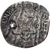1 Groat - Elizabeth I Second Coinage, Ireland, 1561 reverse image