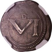 6 Pence - Charles I Ormond: Siege coinage, Ireland, 1643-1644 reverse image