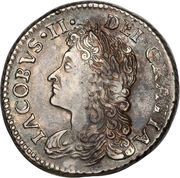6 Pence - James II Gun Money Large Coinage obverse image