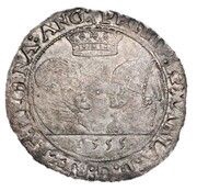 1 Shilling - Philip and Mary obverse image
