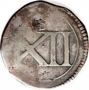 12 Pence - Charles Ormond: Siege coinage, Ireland, 1643-1644 reverse image