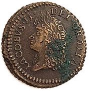 12 Pence/ Shilling - James II Gun Money Small Coinage obverse image