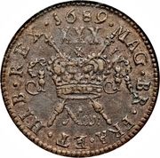 30 Pence - James II Gun Money Large Coinage reverse image