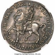 1 Crown - James II Gun Money Coinage, Silver Proof obverse image