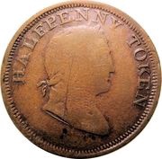 ½ Penny Hibernicus obverse image