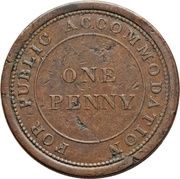 1 Penny Public Accommodation Penny reverse image