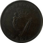 1 Penny Wellington - Edward Stephens reverse image