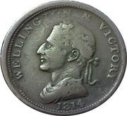 1 Penny Wellington - Edward Bewley obverse image