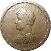Penny Token, Ireland, 1822 reverse image
