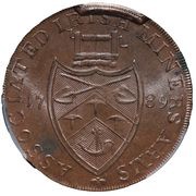 ½ Penny Wicklow - Cronebane / Miners Arms obverse image