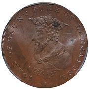 ½ Penny Wicklow - Cronebane / Miners Arms reverse image