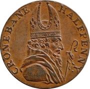 ½ Penny Wicklow - Cronebane / Miners Arms obverse image
