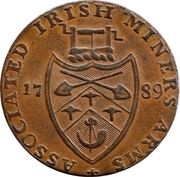 ½ Penny Wicklow - Cronebane / Miners Arms reverse image