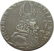 ½ Penny Wicklow - Cronebane / Miners Arms obverse image