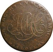½ Penny Dublin - Camac Kyan and Camac / John of Gaunt obverse image
