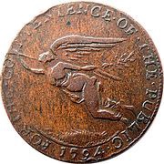 ½ Penny Cork - J E and Co obverse image