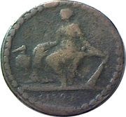 ½ Penny Dublin – Camac Kyan and Camac obverse image