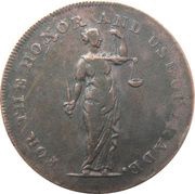 ½ Penny Dublin - Talbort Fyan obverse image