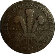½ Penny Dublin - H S and Co. obverse image