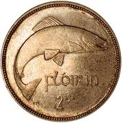 2 Shillings / 1 Florin reverse image