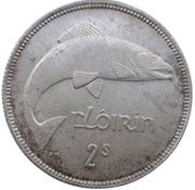 2 Shillings / 1 Florin reverse image