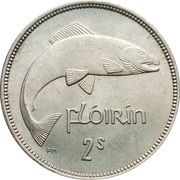2 Shillings / 1 Florin reverse image