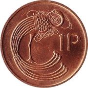 1 Penny non-magnetic reverse image