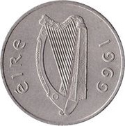 5 Pence large type obverse image