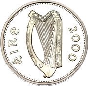 1 Pound Millennium Punt; Silver Pattern Strike obverse image