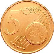 5 Euro Cents reverse image