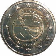 2 Euros 10 Years of EMU obverse image