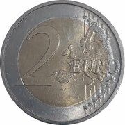 2 Euros 30 Years of European Union Flag reverse image