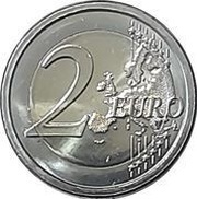 2 Euros Erasmus Programme, Ireland, 2022 reverse image
